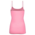 thumbnail image 3 of KOGMO Womens Seamless Stretchy Adjustable Strap Cami Tank Top, 3 of 6