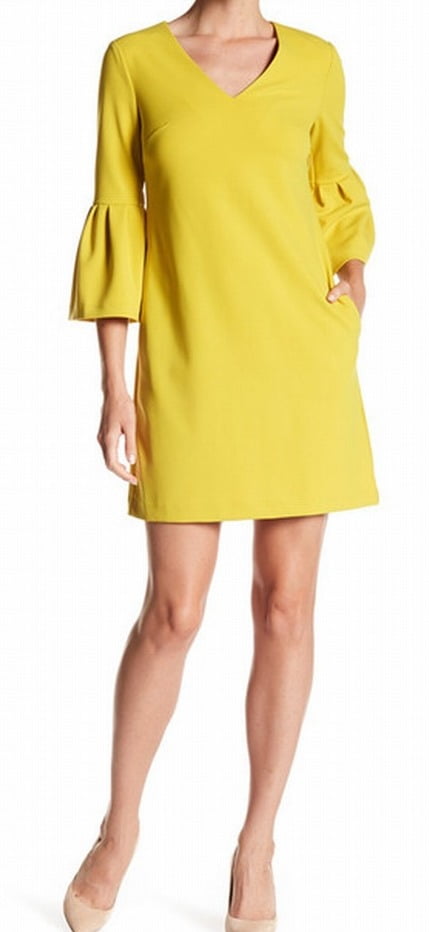donna morgan yellow dress