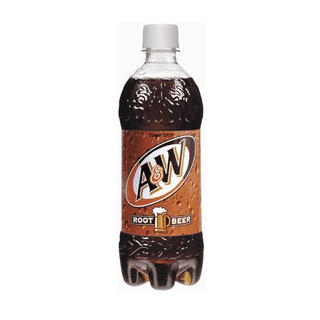 A&W Root Beer Zero Sugar Soda 12oz Cans, Pack of 24 