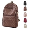 thumbnail image 4 of Weebloom Large School Backpack For Kids Boys Girls Waterproof Polka Dot School Bag Bookbag Middle High School College Cute, 4 of 6