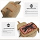 thumbnail image 3 of Lienzo SLR Cámara Bolsa Mini Solo Bolsas de Mensajero Impermeable Resistente Al Desgaste Hombro Fotografía Mochilas Caqui, 3 of 5