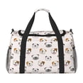 thumbnail image 1 of Disketp Bulldog Face Bolsa de Viaje Tipo Duffle, Bolso de Mano para Fin de Semana para Mujer, Bolsa de Gimnasio Ligera para Hombre, Esencial para Viajes, 1 of 7