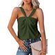 thumbnail image 2 of SAYOO mujeres moda Color sólido camisola sin mangas espalda descubierta Sling Tank Tops verano Casual salvaje chaleco Streetwear SAYOO Moda, 2 of 5