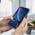 thumbnail image 3 of for iPhone XS/X Case, Hybrid Case Compatible with iPhone XS/X Case, Hybrid Heavy Duty Military Grade Full-Body Drop Shockproof Dustproof 3-Layers Rugged Protective Phone Cover, 
Navy + Green, 3 of 7