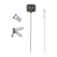 thumbnail image 1 of veasfak Digital Meat Insert Thermometer Accurate for Kitchen Baking Candy Making BBQ gray, 1 of 9