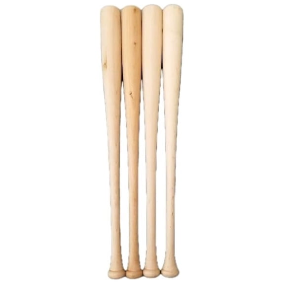 4-34” Quality Wooden Blem Baseball Bats