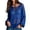 415#Royal Blue, variant on Women Oversized Sweater Scoop Neck Long Sleeve Knit Top