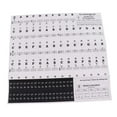 thumbnail image 6 of 49/54/61/88 Key Piano Sticker Music Note Keyboard Labels for kids Black, 6 of 8