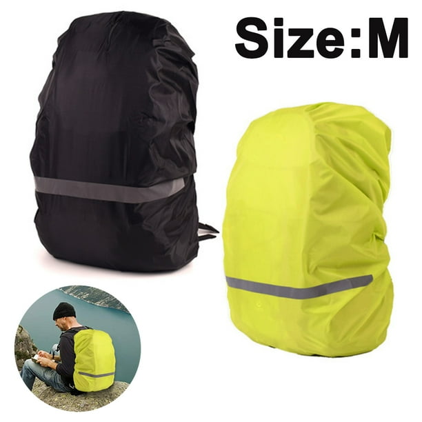 Funda impermeable para mochila con correa cruzada ajustable y capa reforzada para senderismo, camping, viajes, ciclismo Ormromra 220737-2