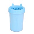 thumbnail image 3 of Taza limpiadora de patas de perro mascota de silicona suave desmontable Ticfox azul L, 3 of 9