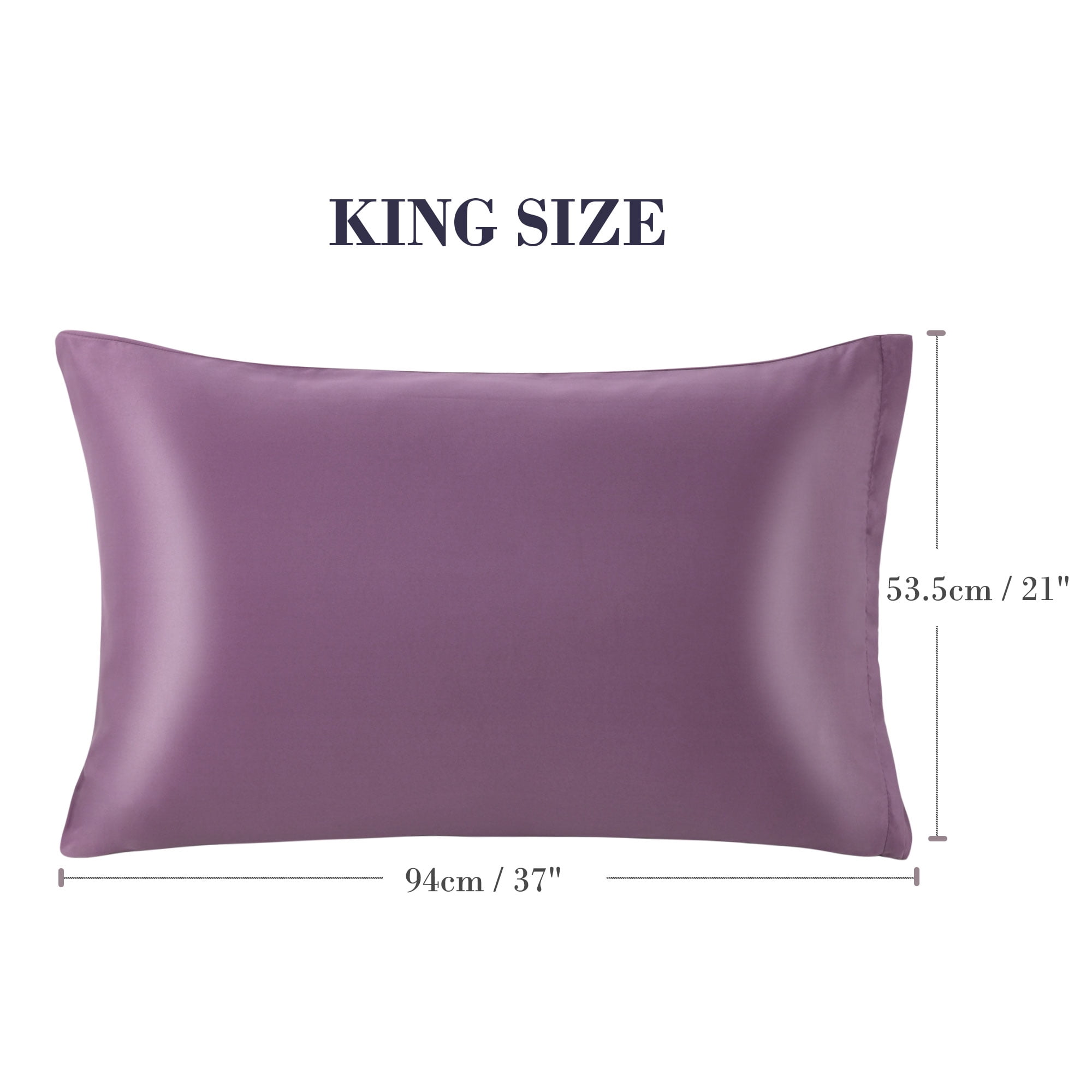 Unique Bargains 6 Pack Satin Pillowcase with Zipper, Travel, Mauve