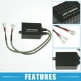 thumbnail image 3 of Unique Bargains LED Car Headlight Canbus Decoder C20 H1 H3 Error Free Warning Resistors Decoder Replacement (Set of 2), 3 of 7