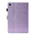 thumbnail image 4 of Dteck Case for Apple iPad mini 6th Generation 8.3" (2021),Magnetic Bling Glitter Card Holder Wallet Case PU Leather Kickstand Hybrid Rubber Folio Protective Case Cover for iPad mini 2021,Purple, 4 of 7