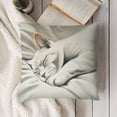 thumbnail image 3 of YINGXI  Cat Throw Pillow Covers Animal Painting Pillow Cases Pet Farmhouse Decorative Cushion Covers for Sofa Couch 18x18in, 3 of 5