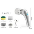 thumbnail image 4 of Brosse Électrique Multifonctionnelle Propre Rotation à 360 Degrés pour Kichen à la Maison (Blanc), 4 of 10