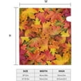 thumbnail image 5 of Fall Leaves Mailbox Covers Magnetic Standard Size 18" X 21" Autumn Seasonal Mailbox Cover Decorations Wrap, 5 of 6