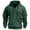 Dark Green, variant on UDAUDU Hoodie for Men Fleece Quarter Zip Pullover Sweatshirt Fall Winter Long Sleeve Hooded Top with Pocket Casual Workout Hoodie 5XL
