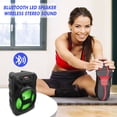thumbnail image 7 of Technical Pro 8" Portable 500 Watts Bluetooth Speaker with Woofer and Tweeter, Festival PA LED Speaker, USB Card Input & True Wireless Stereo, 7 of 7