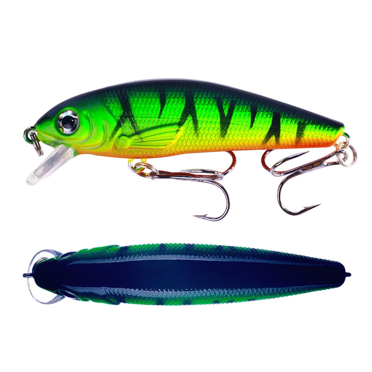 HENGJIA Fishing Lures, Jerkbait for Bass Fishing Minnow Lure Set Fishing Hard Baits Swimbaits Boat Topwater Lures for Trout Bass Perch Fishing,10pcs