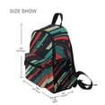 thumbnail image 3 of FORMRS School Backpack with Front Zippered Pocket 12" Student Travel Daypack, Abstract Stripes, 3 of 6