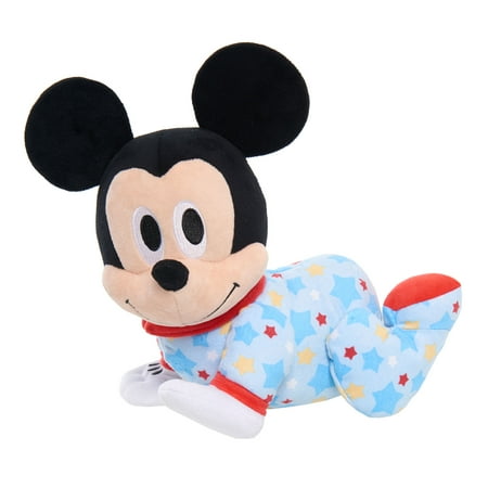 Disney Baby Musical Crawling Pals Plush - Mickey (Best Way To Teach Baby To Crawl)