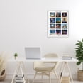 thumbnail image 2 of Stupell Industries Feline Star Sign Horoscopes White Framed Giclee Art design by Lucia Heffernan, 20 x 16, 2 of 8
