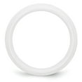 thumbnail image 2 of Chisel Ceramic White 6mm Polished Band, 2 of 7
