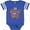 Football Blue and White, variant on Inktastic Thanksgiving I'll Bring the Rolls in Orange Boys or Girls Baby Bodysuit