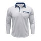 thumbnail image 3 of Blusa y camisa de manga larga con cuello vuelto para hombre, estilo casual, con bloques de color, de poliéster y manga larga., 3 of 6