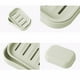 thumbnail image 5 of Porta jabón portátil con bandeja de drenaje, uso para baño y cocina, compacto, fácil de limpiar y almacenar, verde, 5 of 6