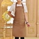 thumbnail image 4 of Delantal ajustable para hombres y mujeres para asar , cocinar, , hogar Marrón Hugo delantal de cocina, 4 of 8