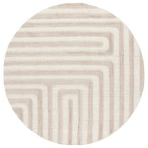 SAFAVIEH Southampton Seymour Geometric Area Rug, Beige, 6' x 6' Round