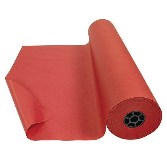 Colorations Dual Surface Paper Roll - Scarlet Red 36" x 1000'