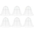 thumbnail image 2 of Outsunny 6 Pack Garden Chicken Wire Cloche, Animal Plant Protectors, White, 2 of 9