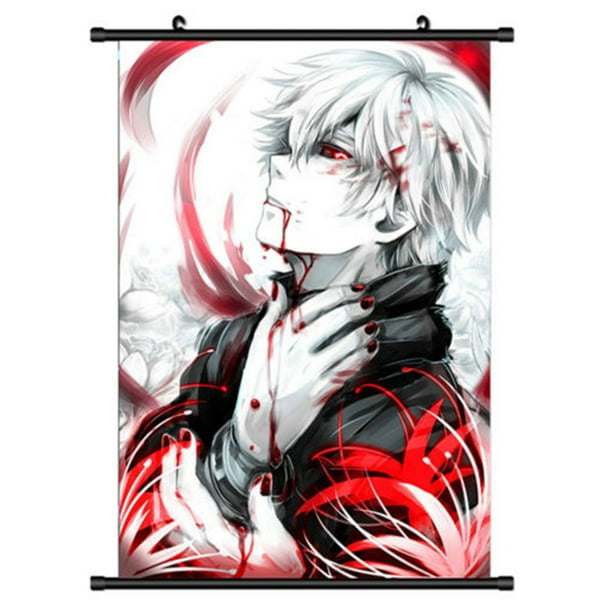 Tokyo Ghoul Ken Kaneki Anime Manga Home Decor Poster Wall Scroll Art Painting Walmart Com Walmart Com