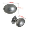 thumbnail image 5 of Utopia Alley 25pcs Danbury Oval Cabinet Ring Pull Knob - Decorative Cabinet Drop Pull Knobs for Cabinets and Drawers - Vintage Cabinet Hardware with Hand Finished Antique Iron - Pull Knobs 1.3", 5 of 7