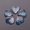 Grayish Blue, variant on 10pcs 15mm Crystal Glass Petal Leaf Loose Pendants Beads for Jewellery Making-Grayish Blue