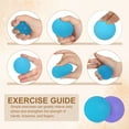 thumbnail image 4 of Uxcell Hand Exercise Balls, Squeeze Balls Stress Balls for Adults Grip Strengthening Occupational Equipment Blue/Purple/Black, 4 of 7