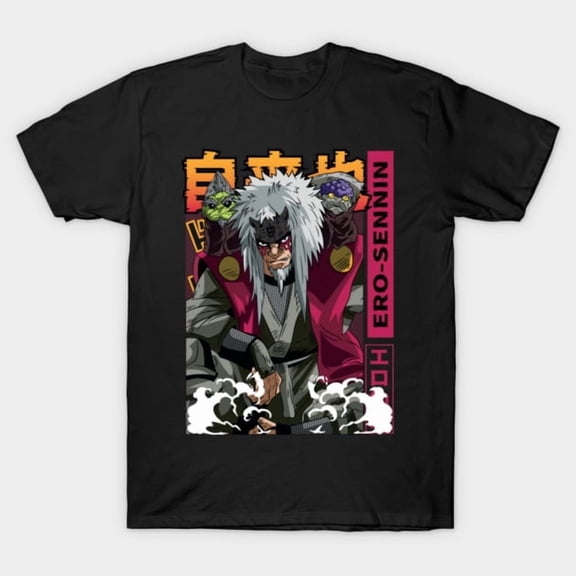 Naruto Anime T-Shirt, Jiraiya The Toad Sage Mode Tee Sizes S-5Xl GooGate
