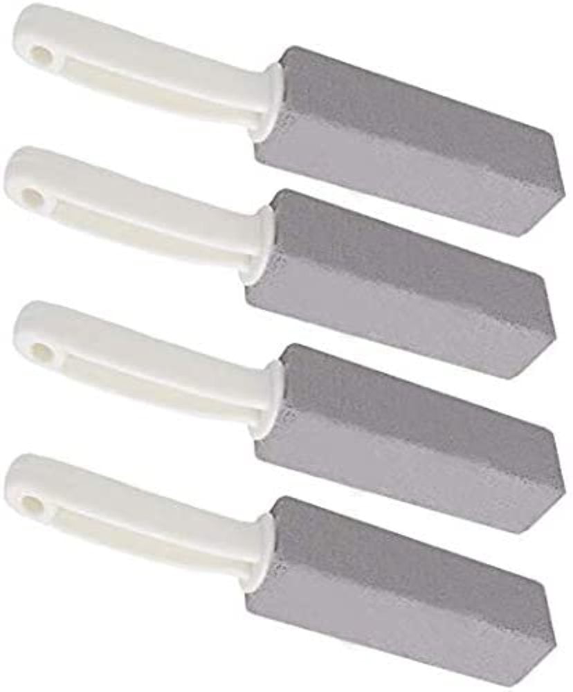 Pumice Cleaning Stone with Handle Toilet Bowl Cleaner Hard Water Ring Remover for Bath/Pool/Kitchen/Household Cleaning 4 Pack Pumice Cleaning Stone with Handle Toilet Bowl Cleaner Hard Water Ring Remover for Bath/Pool/Kitchen/Household Cleaning 4 Pack
