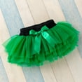 thumbnail image 4 of WhouRiu Girls Soft Tutu Skirt Shorts Solid Bowknot Party Carnival Mesh Skirt Green,Sizes 0-3 M, 4 of 4