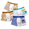 thumbnail image 5 of 4 Pack Potty Training Pants Cotton Absorbent Training Underwear for Boys and Girls 6-12 Months 12-24 Months 2t 3t 4t 5t 6t 7t 8t 9t Children Blue 9-12 Years, 5 of 5