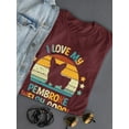 thumbnail image 3 of Love My Pembroke Welsh Corgi T-Shirt Women -Image by Shutterstock, Female Medium, 3 of 4