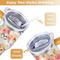 thumbnail image 5 of Gift for Dog Lovers Cute Dog Tumbler for Women - 40oz Dog Tumblers with Handle Straw and Lid Tumbler Cup Travel Coffee Mug, 5 of 7