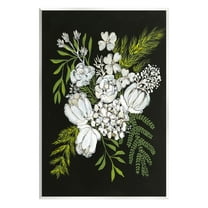 Stupell Industries Blooming White Flower Arrangement Design Graphic Art Unframed Art Print Wall Art, Design by Regina Moore