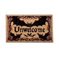 thumbnail image 1 of TIELUTT Halloween Door Mat Welcoming Pad with and Bat in Front of the Door. Floor Mat for Indoor and Throw for Couch Lightweight Throw Blankets for Summer Carpet for Living Room Furry Area Rug Area R, 1 of 6