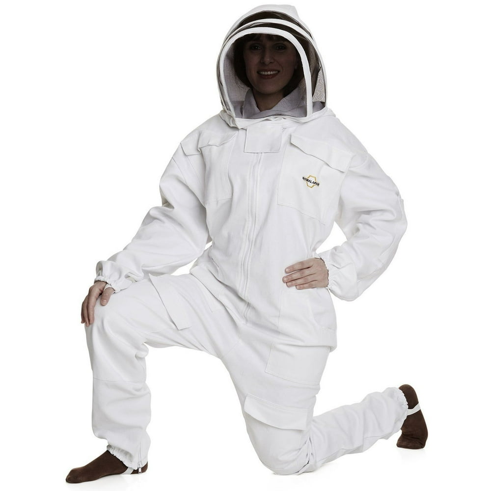 NATURAL APIARY® BEEKEEPING SUIT WHITE 2XL Complete