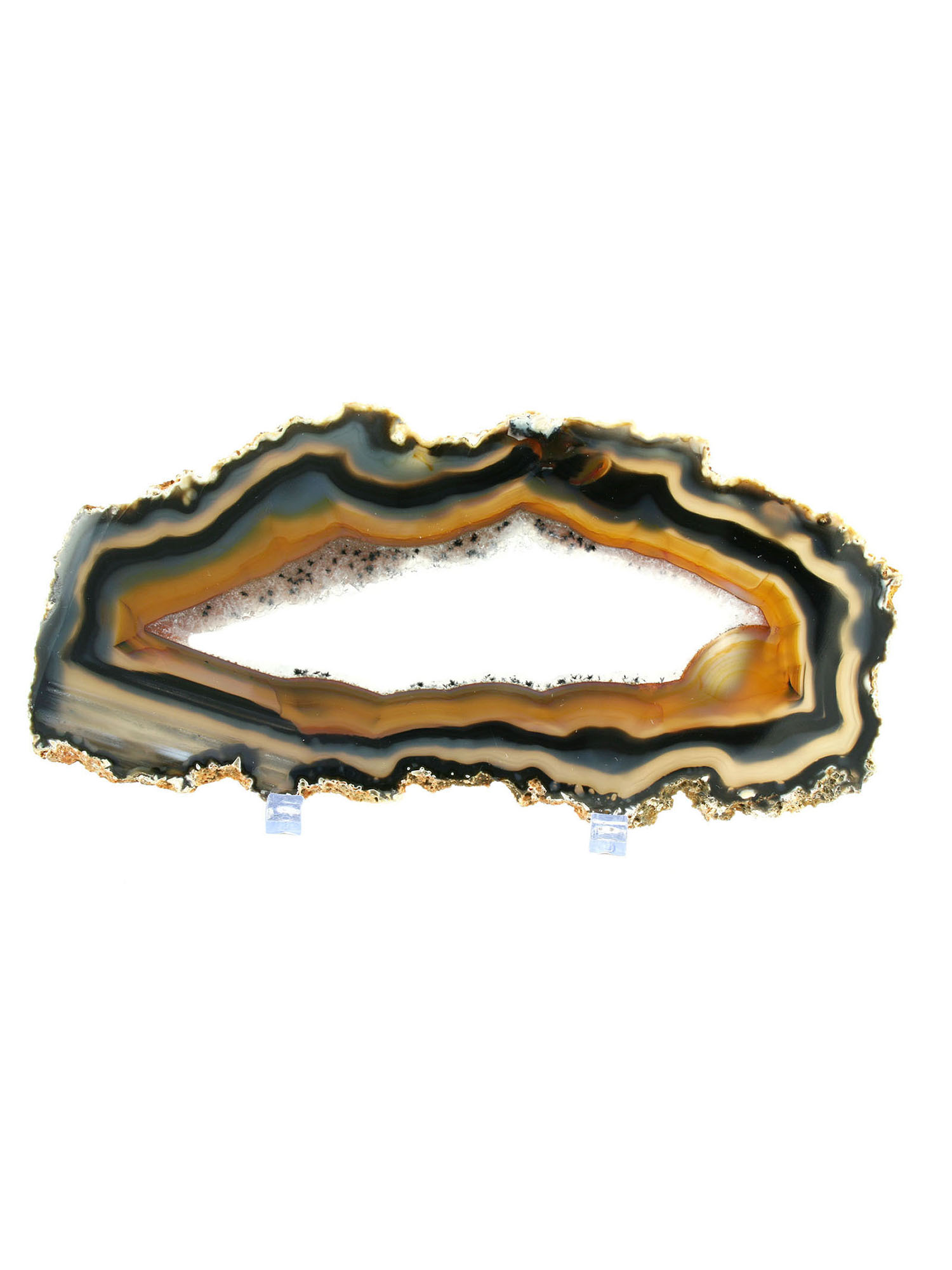 Beautiful Agate Slab with Stand Great for Window Display Gifts for