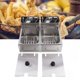 thumbnail image 5 of Freidora Eléctrica, Freidora Eléctrica Comercial Freidora Duradera Control De Temperatura Freidora Eléctrica De Doble Tanque Para Restaurante De Tienda, 5 of 7