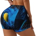 thumbnail image 1 of Fotbe Sports Tennis Ball Shorts Sin Costuras – Shorts Deportivos de Cintura Alta para Mujer, Elásticos para Gimnasio, Yoga, Running o Ciclismo-XX-Large, 1 of 8